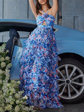 Robe longue à volants et fleurs Spring Fling